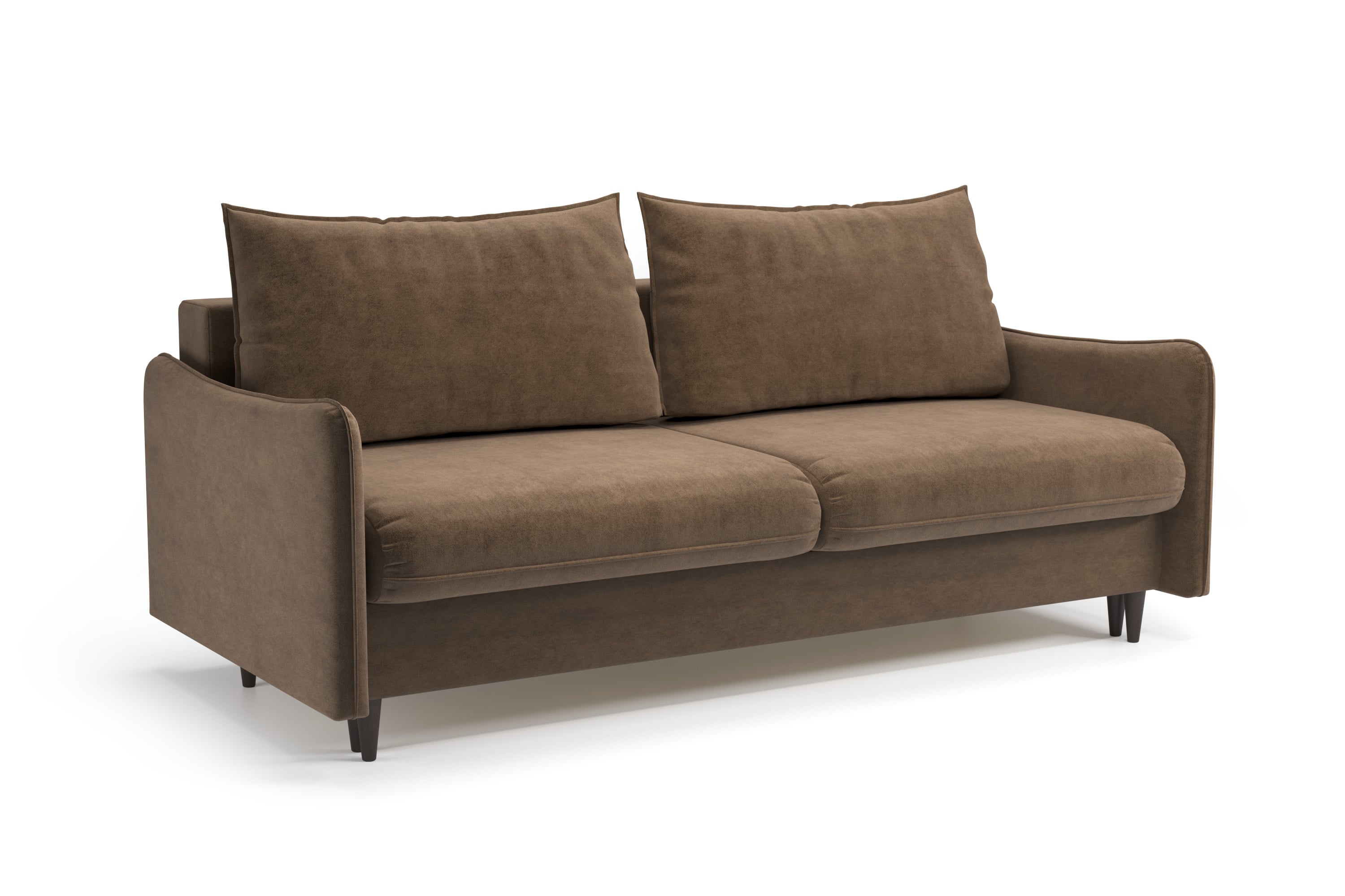 Диван "Майами" комфорт SOFT (Ultra Chocolate - коричневый велюр)